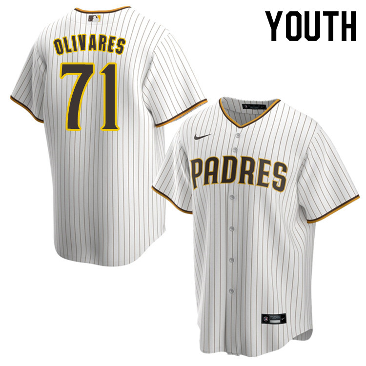 Nike Youth #71 Edward Olivares San Diego Padres Baseball Jersey Sale-White